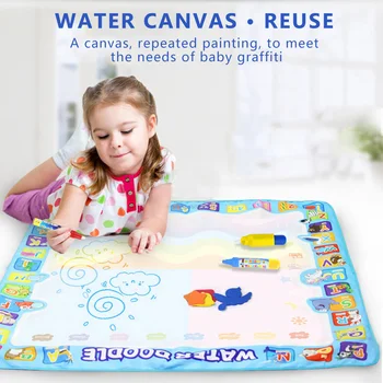 40X40 Inch Aqua Doodle Mat No Ink Safe and OdorFree Reusable Kids Drawing Doodle Painting Writing Mat
40X40 Inch Aqua Doodle Mat No Ink Safe and OdorFree Reusable Kids Drawing Doodle Painting Writing Mat
