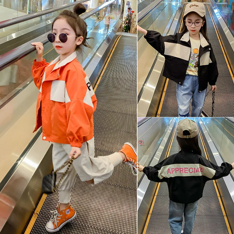 Girls Spring Coat 2020 Spring And Autumn New Style GIRL'S Fashionable Stand Collar Parka Big Boy Western Style Stitching Jacket 
Girls Spring Coat 2020 Spring And Autumn New Style GIRL'S Fashionable Stand Collar Parka Big Boy Western Style Stitching Jacket