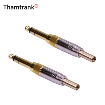 1set 2 in 1 Assembly Wire Connector audio speaker plug with spring 3.5mm jack male screw plug to jack 6.35 male Gold-plated
1set 2 in 1 Assembly Wire Connector audio speaker plug with spring 3.5mm jack male screw plug to jack 6.35 male Gold-plated