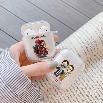 Money Heist Silicone TPU Cover For Apple airpods 1 2 Case Wireless Earphone Accessories La Casa De Papel For air pod Coque
Money Heist Silicone TPU Cover For Apple airpods 1 2 Case Wireless Earphone Accessories La Casa De Papel For air pod Coque