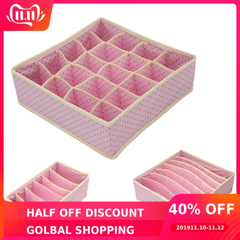 3PC/Set Non-woven Dots Storage Boxes Bins For Underwear Bra Socks Ties Closet Clothing Organizer
3PC/Set Non-woven Dots Storage Boxes Bins For Underwear Bra Socks Ties Closet Clothing Organizer