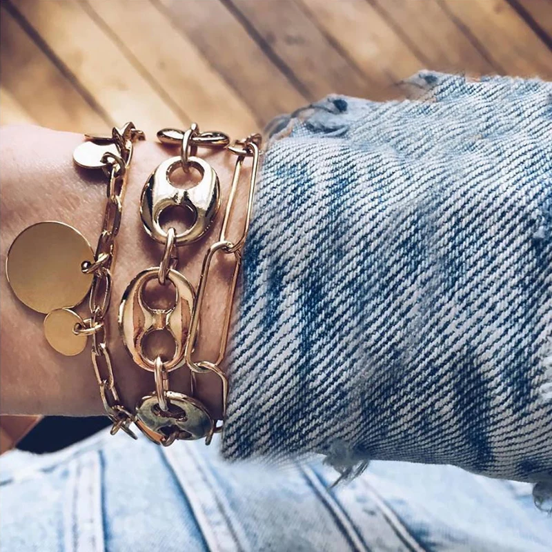 3 Pcs/set Bohemian Bracelets Personality Round Geometric Chain Infinity Bracelet Set Ladies Punk Beach Jewelry Accessories
3 Pcs/set Bohemian Bracelets Personality Round Geometric Chain Infinity Bracelet Set Ladies Punk Beach Jewelry Accessories