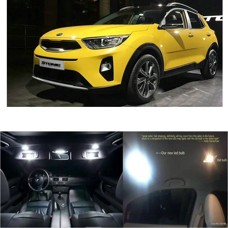 LED Interior Car Lights For kia stonic room dome map reading foot door lamp error free 9pc 
LED Interior Car Lights For kia stonic room dome map reading foot door lamp error free 9pc