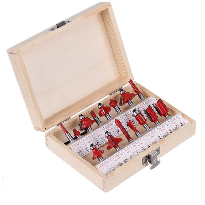 Woodworking Milling Cutters Set 1/4''Shank Carbide Router Bit For Wood Cutters Engraving Bit Trimming Cutting Tools
Woodworking Milling Cutters Set 1/4''Shank Carbide Router Bit For Wood Cutters Engraving Bit Trimming Cutting Tools