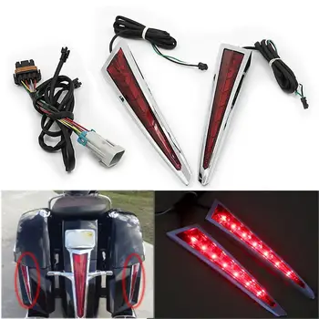 Motorcycle Saber Tooth Rear Saddlebag Side Accent Swoop LED Lights For Victory Cross Country/ Tour Cross Roads/Hard-Ball Magnum
Motorcycle Saber Tooth Rear Saddlebag Side Accent Swoop LED Lights For Victory Cross Country/ Tour Cross Roads/Hard-Ball Magnum