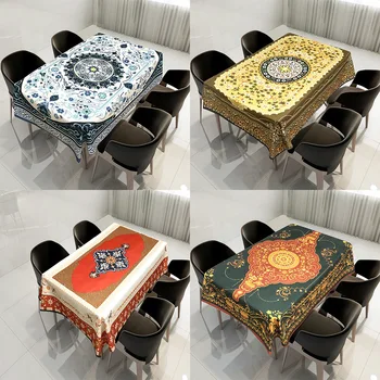 New Christmas Polyester Printed Tablecloth New Year Table Covers Anti-fouling Santa Tablecloth Christmas Decorations tapete
New Christmas Polyester Printed Tablecloth New Year Table Covers Anti-fouling Santa Tablecloth Christmas Decorations tapete