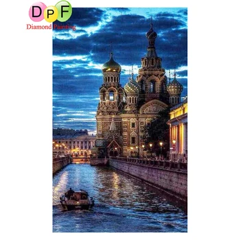 DPF 5D Diamond Painting Diamond Cross-stitch Mosaic with Boat castle resin Rhinestones Paste Painting room decor painting
DPF 5D Diamond Painting Diamond Cross-stitch Mosaic with Boat castle resin Rhinestones Paste Painting room decor painting