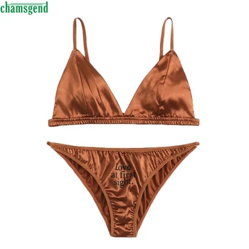 Chamsgend Seamless Brief Sets Women Letter Print Satin Slim Underwear Adjusted-straps Lingerie Ropa Interior Establecer Brazo
Chamsgend Seamless Brief Sets Women Letter Print Satin Slim Underwear Adjusted-straps Lingerie Ropa Interior Establecer Brazo
