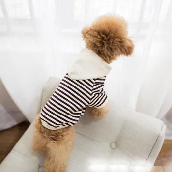 Pet Dogs Hoodies Clothes Khaki and White Striped Sweater Clothes Family Casual Parent-child Clothing
Pet Dogs Hoodies Clothes Khaki and White Striped Sweater Clothes Family Casual Parent-child Clothing