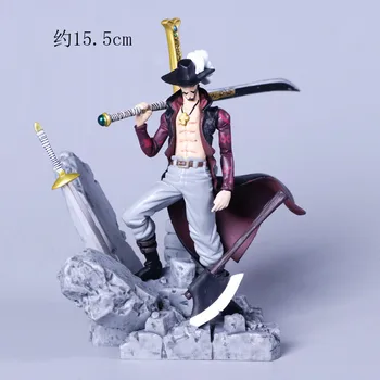 One Piece Scultures Big Figure Toy Dracule Mihawk Model Doll With Sword Anime Brinquedos Gift for Child 15.5cm
One Piece Scultures Big Figure Toy Dracule Mihawk Model Doll With Sword Anime Brinquedos Gift for Child 15.5cm