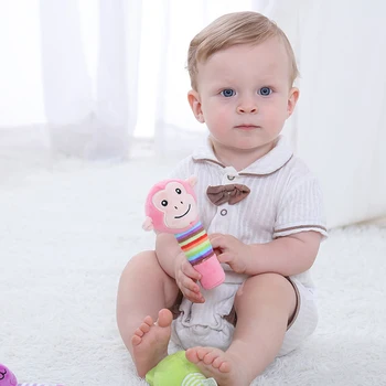 Plush Baby Toy Animal Hand Bells Baby Rattle Toys High Quality Newbron Gift
Plush Baby Toy Animal Hand Bells Baby Rattle Toys High Quality Newbron Gift