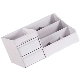 1pc Creative Multi Slots PP Plastic Desktop Drawer Style Storage Box (White)
1pc Creative Multi Slots PP Plastic Desktop Drawer Style Storage Box (White)