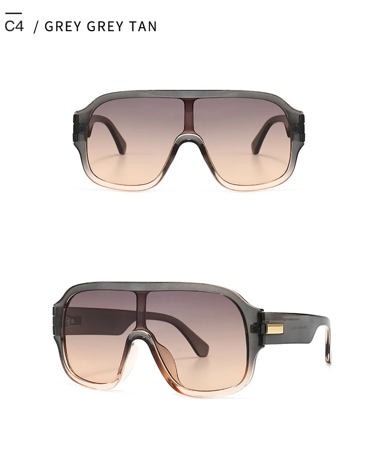 Emosnia-gafas Sol cuadradas UnisexSol conntura gra Emosnia-gafas Sol cuadradas UnisexSol conntura gra