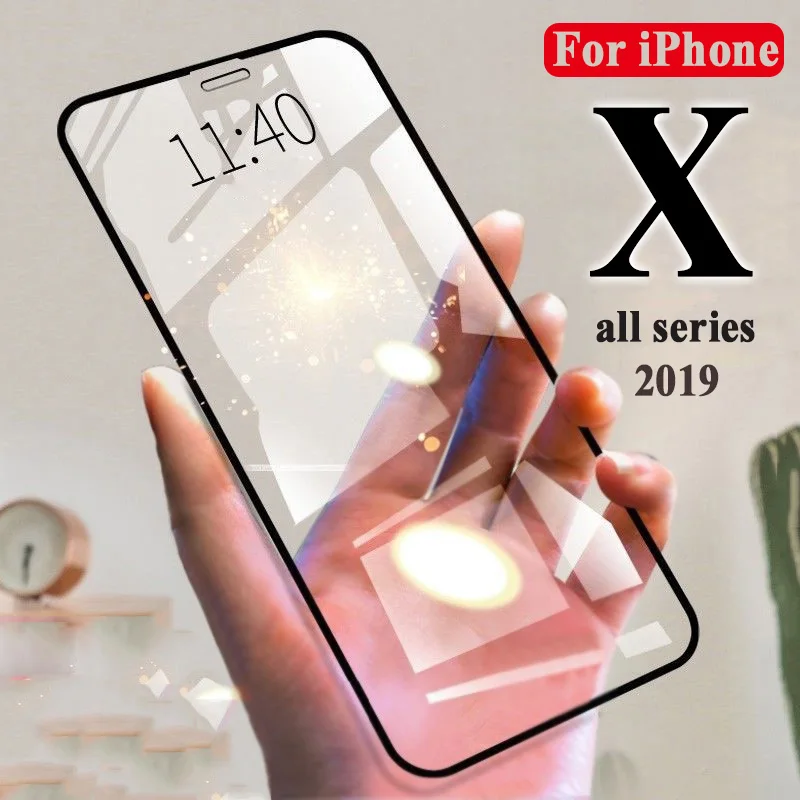 2019 Защитное стекло для apple iPhone 11 pro max x s r закаленное xs xr aphone lphone xmax 11pro защита экрана