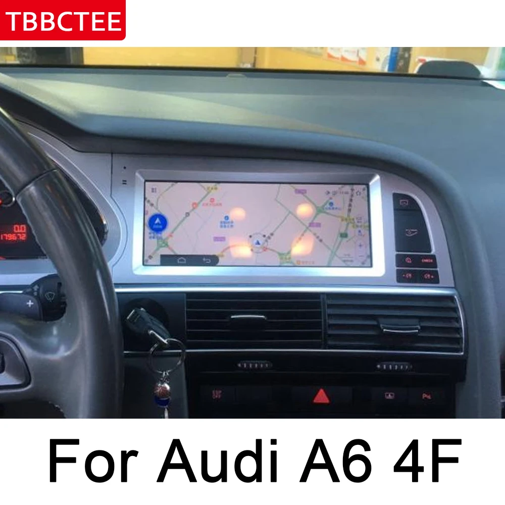 Автомагнитола для Audi A6 4F 2005 2006 2007 2008 2009 MMI GPS Android навигация AUX стерео