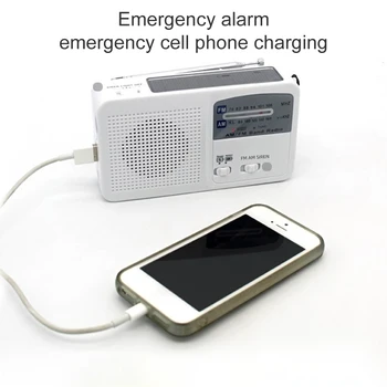 Emergency Torch Protable Solar Power Radio Crank Dynamo Self-powered Phone Charger LED Flashlight AM/FM/WB Emergency Survival
Emergency Torch Protable Solar Power Radio Crank Dynamo Self-powered Phone Charger LED Flashlight AM/FM/WB Emergency Survival