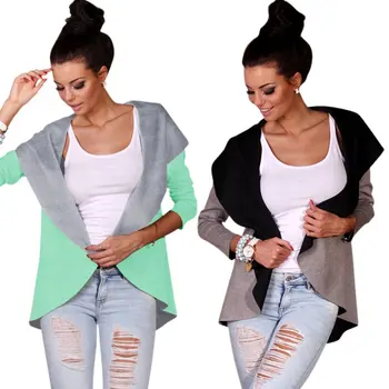 European and American Ladies Cropped Sleeve Cardigan Jacket
European and American Ladies Cropped Sleeve Cardigan Jacket