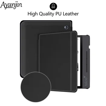 

Origami Case for All-new Kobo Libra H2O N873 e-Readers PU Leather Stand Cover for Tolino Vision 5 7 inch 2019 Auto Sleep Wake