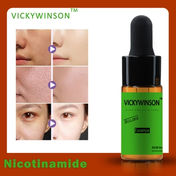 

Nicotinamide essence 10ml Face Serum primer makeup Face Moisturize Shrink Pore Brighten Nicotinamide Skin Care Lift Firming