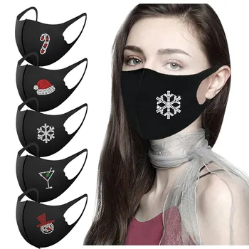Christmas Masks 5PCS Women Diamonds Pollution Face Masks Reusable Filter Mouth Caps Protective Ear Hook Face Mask Face Shield
Christmas Masks 5PCS Women Diamonds Pollution Face Masks Reusable Filter Mouth Caps Protective Ear Hook Face Mask Face Shield
