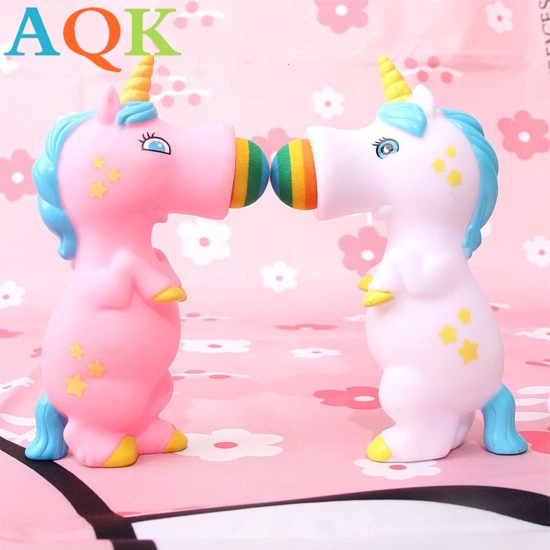 Funny Unicorn Animal Model Launcher Ejection Ball Bullet Children's Outdoor Toys Parent Child Game Confrontation Game Catapult
Funny Unicorn Animal Model Launcher Ejection Ball Bullet Children's Outdoor Toys Parent Child Game Confrontation Game Catapult