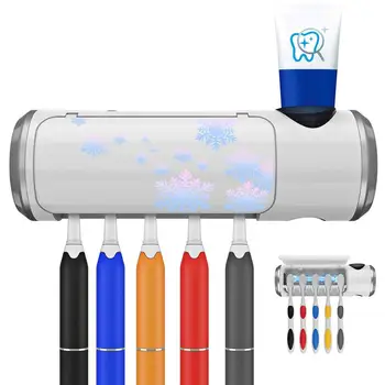 Antibacteria 2 in 1 UV Light Ultraviolet Toothbrush Automatic Toothpaste Dispenser Sterilizer Toothbrush Holder Cleaner 
Antibacteria 2 in 1 UV Light Ultraviolet Toothbrush Automatic Toothpaste Dispenser Sterilizer Toothbrush Holder Cleaner