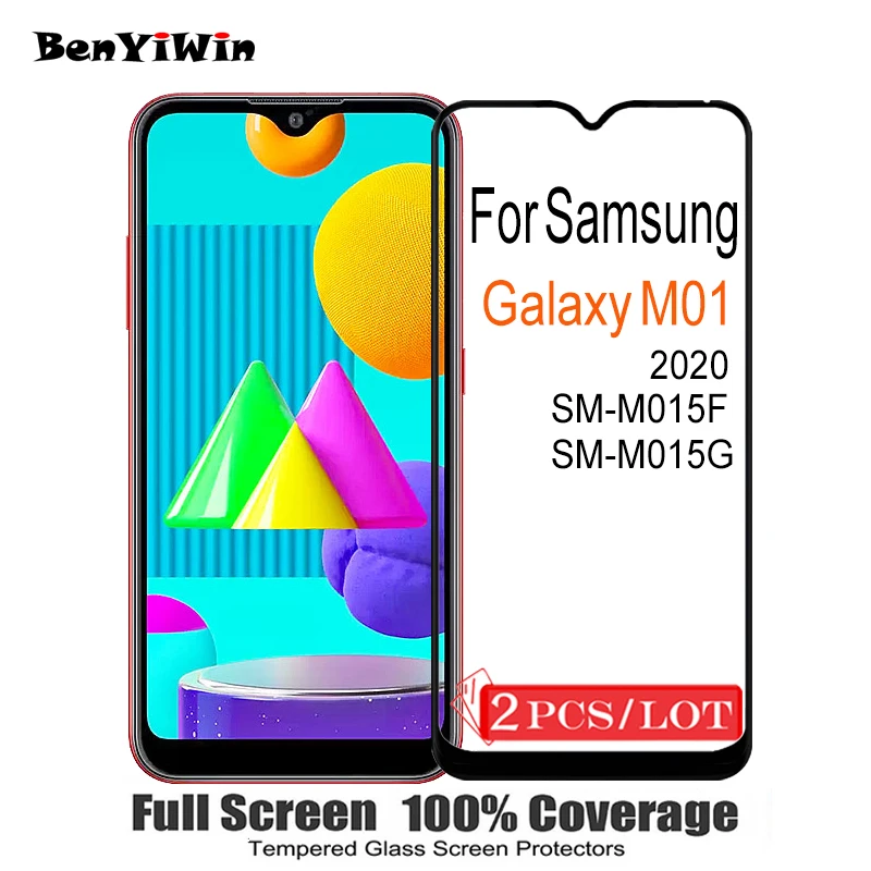 2 шт. Защитное стекло для Samsung Galaxy M01 с защитой от царапин | Мобильные телефоны и