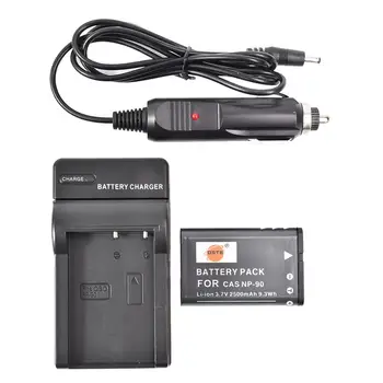

DSTE NP-90 Camera Battery with US Plug Charger Kit for Casio Exilim EX-H10 H15 H20G FH100 FH100BK Digital Camera