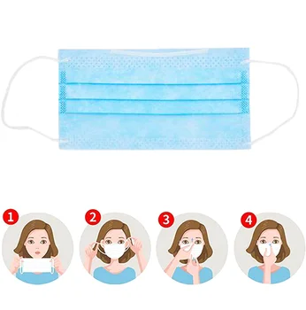 3 Layers Respirator Non-woven Cover Mask Disposable Elastic Windproof Outdoor Mouth Face Mask Anti Dust Smoke Pollution Mask
3 Layers Respirator Non-woven Cover Mask Disposable Elastic Windproof Outdoor Mouth Face Mask Anti Dust Smoke Pollution Mask