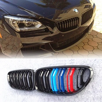 For BMW 6 Series F06 F12 F13 2012 2013 2014 2015 2016 Car Front Kidney Grill Bumper Grill Double Slat Line Gloss Black M color
For BMW 6 Series F06 F12 F13 2012 2013 2014 2015 2016 Car Front Kidney Grill Bumper Grill Double Slat Line Gloss Black M color