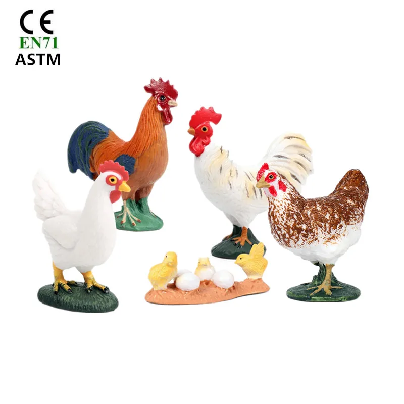 5PCS Rooster Hen Chick Simulation Animal Model Toy Kit Early Education Teaching Tools
5PCS Rooster Hen Chick Simulation Animal Model Toy Kit Early Education Teaching Tools