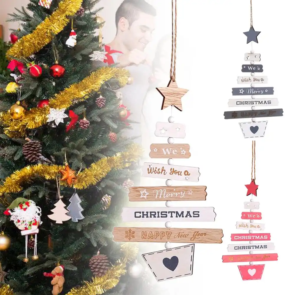 hanging ornament wooden pendant party wall gift decoration