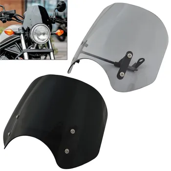 Front Windscreen Windshield Fly Screen Shield Wind Deflector Visor w/ Holder For HONDA Rebel CMX 300 500 CMX300 CMX500 2017-2020 
Front Windscreen Windshield Fly Screen Shield Wind Deflector Visor w/ Holder For HONDA Rebel CMX 300 500 CMX300 CMX500 2017-2020