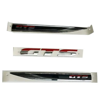 GTS VW 3D Fender Side Stickers Rear Trunk Emblem Badge for Golf 6 7 Mk6 MK7 Polo 5GD853688A 5GD853688B Metal Car Accessories