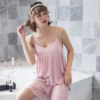 2020 Fashion Women Summer Sleep Dress Cotton Print Homwear Suspender Sleepwear Halter Nightgown Female Girls Nighties Home Dress
2020 Fashion Women Summer Sleep Dress Cotton Print Homwear Suspender Sleepwear Halter Nightgown Female Girls Nighties Home Dress