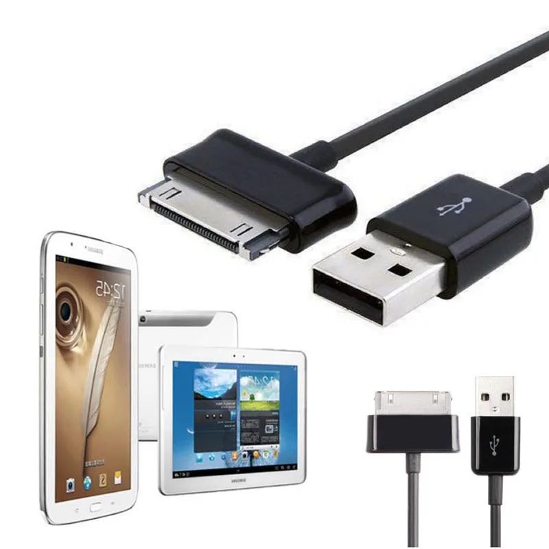 USB кабель для зарядки и передачи данных Samsung galaxy tab 2 3 Note P1000 P3100 P3110 P5100 P5110 P7300 P7310 P7500