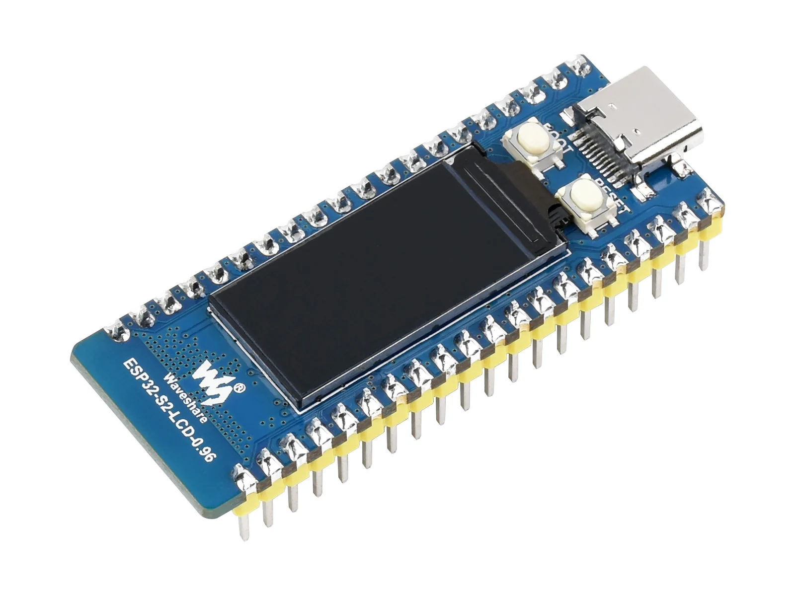 ESP32-S2-LCD-0,96-M, с 160 дюймовым цветным IPS ЖК-дисплеем 65K и предварительно припаянным контактным разъемом, × 80 пикселей, микроконтроллер
ESP32-S2-LCD-0,96-M, с 160 дюймовым цветным IPS ЖК-дисплеем 65K и предварительно припаянным контактным разъемом, × 80 пикселей, микроконтроллер