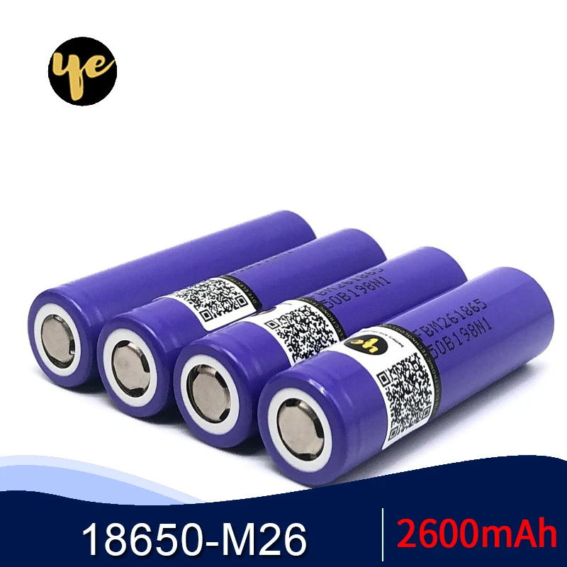 Оригинал для LG 18650M26 2600mah непрерывная разрядка 10А M26 18650 литий ионная