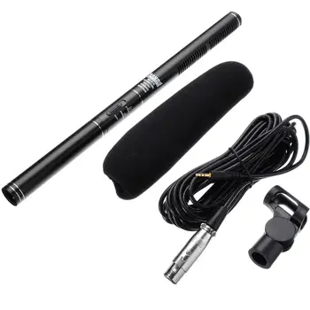 Photography Interview MIC Microphone for Nikon Canon DSLR Camera DV Camcorder for Vloggers/Videomaker
Photography Interview MIC Microphone for Nikon Canon DSLR Camera DV Camcorder for Vloggers/Videomaker