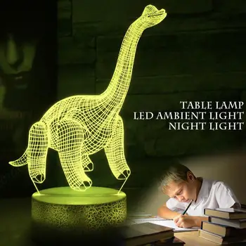 Night Light Desk Light Table Lamp Creative Cute Bright Adorable Jurassic Dinosaur 3D USB Charging Colorful Atmosphere
Night Light Desk Light Table Lamp Creative Cute Bright Adorable Jurassic Dinosaur 3D USB Charging Colorful Atmosphere
