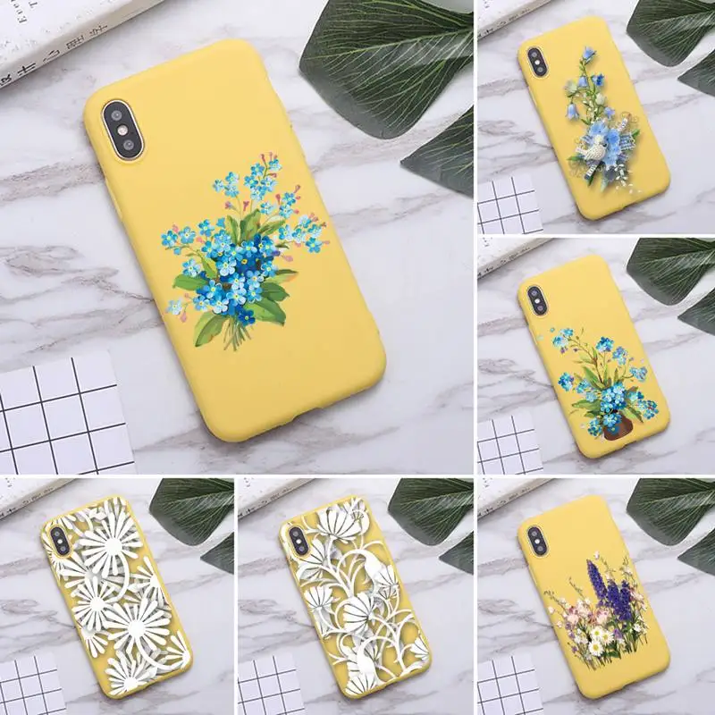 fashion flower Phone Case for iPhone 11 Pro Max X XR XS 8 7 6s Plus Candy yellow Silicone Cases
fashion flower Phone Case for iPhone 11 Pro Max X XR XS 8 7 6s Plus Candy yellow Silicone Cases