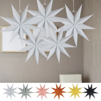 Nine Angles Star DIY Folded Hanging Paper Star Christmas Wedding Birthday Home Window Decoration
Nine Angles Star DIY Folded Hanging Paper Star Christmas Wedding Birthday Home Window Decoration