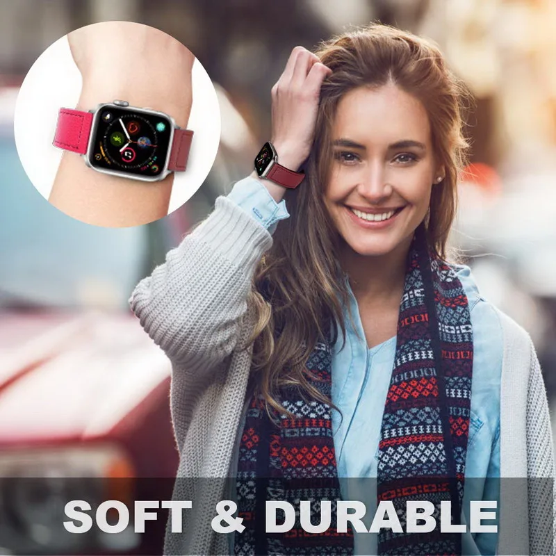 Genuine Leather WatchBand 38/42/40/44MM Loop Wrist Band Strap For Apple Watch iWatch
Genuine Leather WatchBand 38/42/40/44MM Loop Wrist Band Strap For Apple Watch iWatch