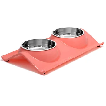 Double Dog Cats Bowls Stainless Steel Pet Bowls No-Spill Food Water Feeder Cats Small Dogs DTT88
Double Dog Cats Bowls Stainless Steel Pet Bowls No-Spill Food Water Feeder Cats Small Dogs DTT88