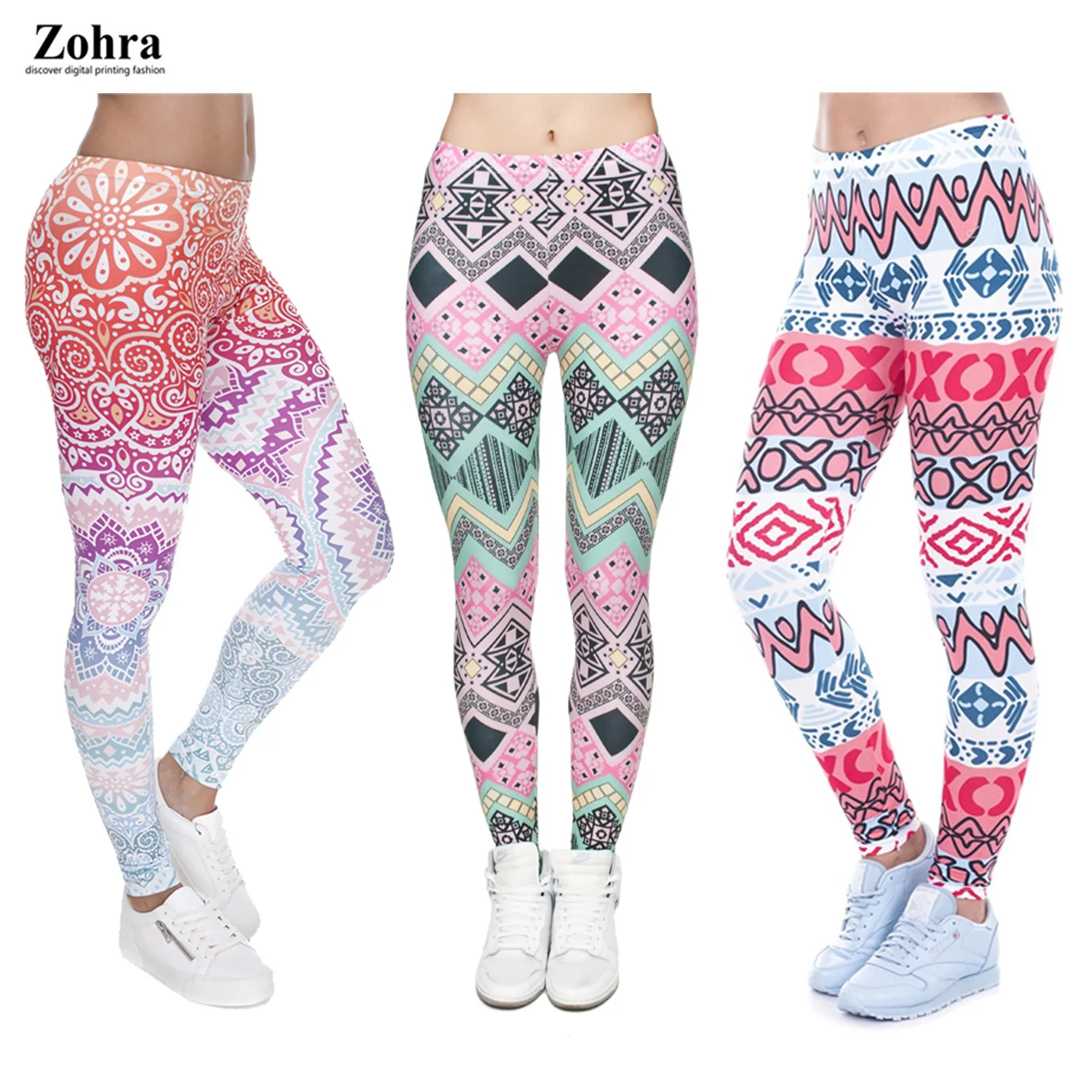 2020 European and American 3D digital Aztec series printed leggings for outer wear
2020 European and American 3D digital Aztec series printed leggings for outer wear