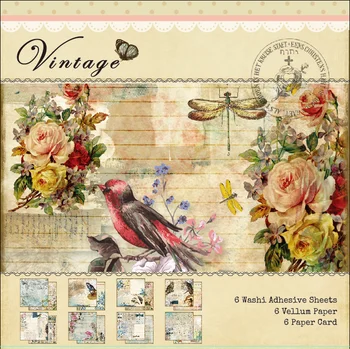 18pcs/Pack 20*20cm 8" Vintage Bird Everything Grows Paper Scrapbooking DIY Happy Planner Card Making Junk Journal Project
18pcs/Pack 20*20cm 8" Vintage Bird Everything Grows Paper Scrapbooking DIY Happy Planner Card Making Junk Journal Project