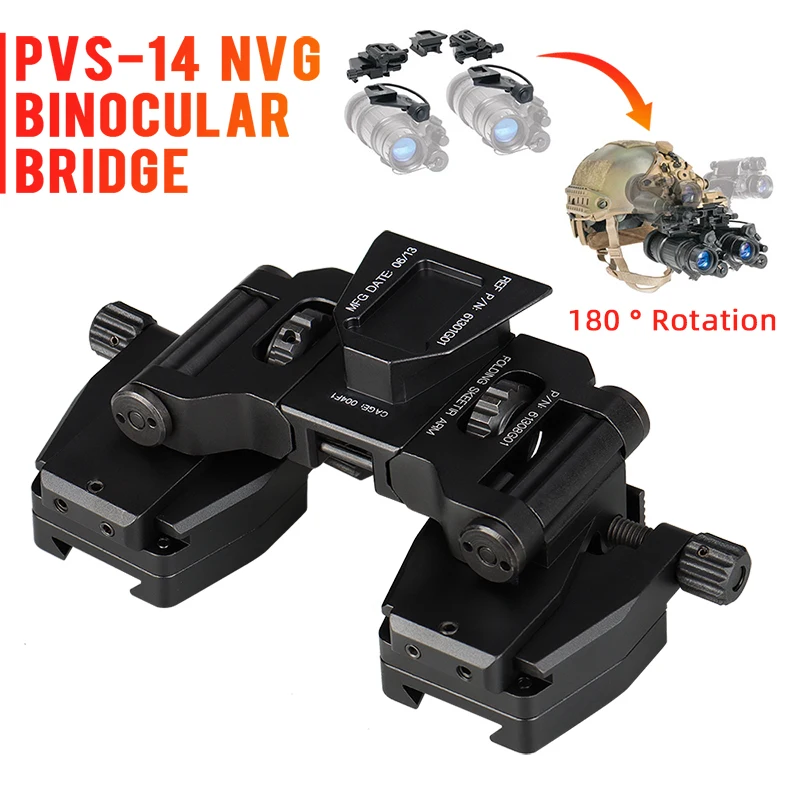 

PVS14 NVG binocular bridge goggles stent skip rhino mount NVG arms mount for L4 G24 Mounting Helmet Fast mount