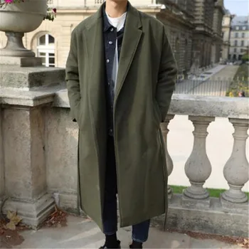Casual Loose Winter Fashion Long Wool Coats Turn Down Collar Solid Wool Blend Coat and Jacket Open Stitch Coat Overcoat
Casual Loose Winter Fashion Long Wool Coats Turn Down Collar Solid Wool Blend Coat and Jacket Open Stitch Coat Overcoat