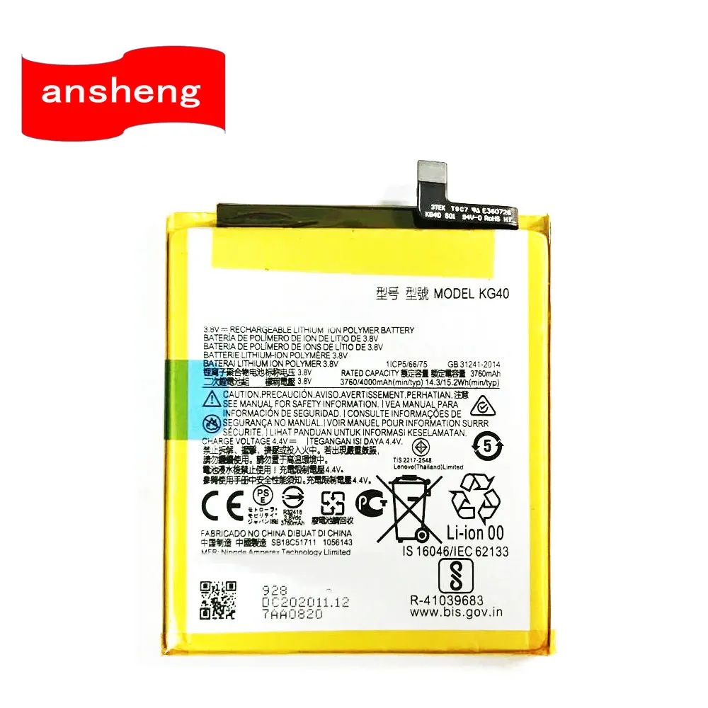 

New Original 3760mAh KG40 battery For MOTOROLA G8 Play Moto One Macro One Macro Dual SIM XT2015-2 XT2016-1 XT2016-2 Mobile Phone