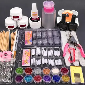 12 Glitter Acrylic Powder Kit Nail Art Tips Gel Polish Nail kit 
12 Glitter Acrylic Powder Kit Nail Art Tips Gel Polish Nail kit